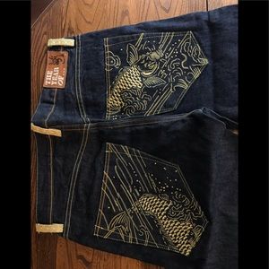 TYO The Year Of… Koi Selvedge Denim Jeans Size 34/34